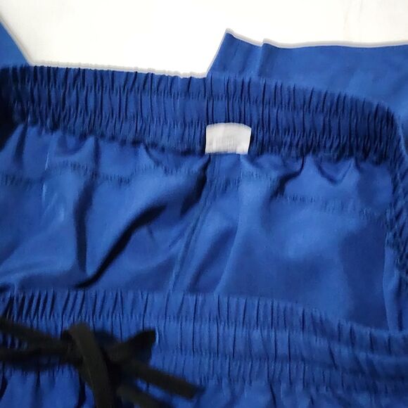 Men's Super Lightweight Soft Polyester Blue Lounge Shorts Size Large L NEW - Picture 9 of 10